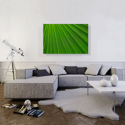 Abstract Green Leaf