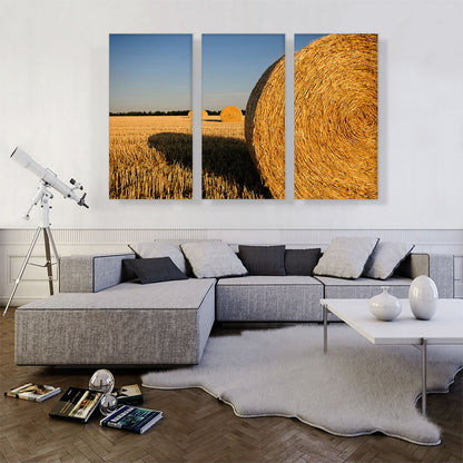 Straw Bales Home decor