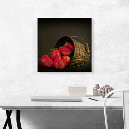Strawberries In Can Home decor