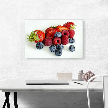 Strawberries, Raspberries and Blueberries Restaurant decor