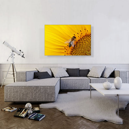 Bee On Sunflower Home decor