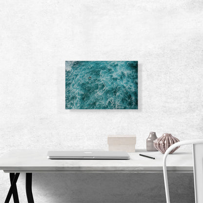 Swimmer inside Ocean