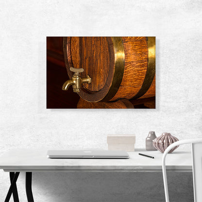 Beer Barrel Fountain Restaurant decor