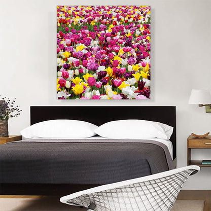 Tulips Pattern Home Decor Square