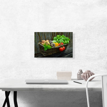 Vegetables In Basket Home decor
