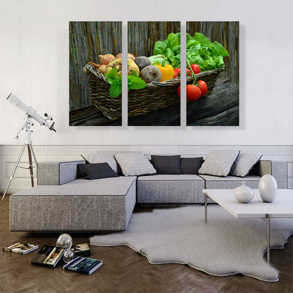 Vegetables In Basket Home decor