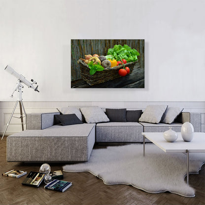 Vegetables In Basket Home decor