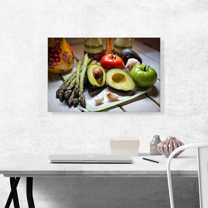 Vegetables Platter Restaurant decor