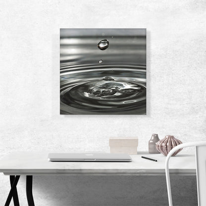 Water Drip Home Decor Square