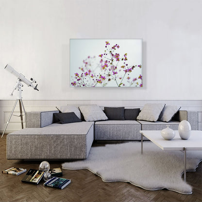 Wild Pink Flowers Home Decor Rectangle