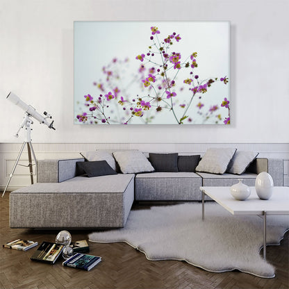 Wild Pink Flowers Home Decor Rectangle