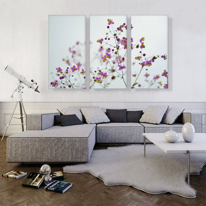Wild Pink Flowers Home Decor Rectangle