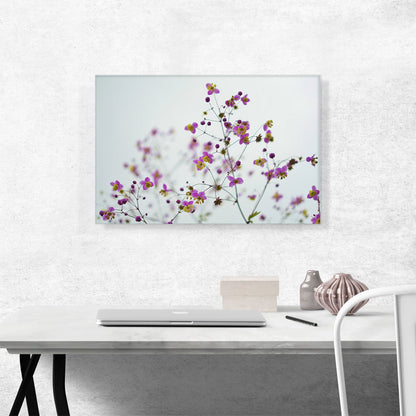Wild Pink Flowers Home Decor Rectangle