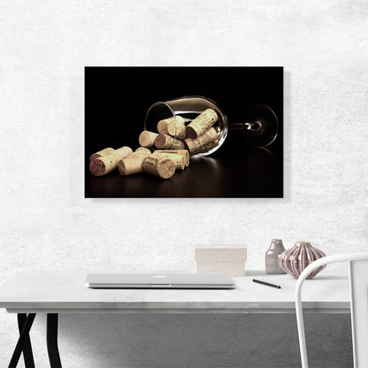 Wine Glass with Bottle Caps Restaurant decor