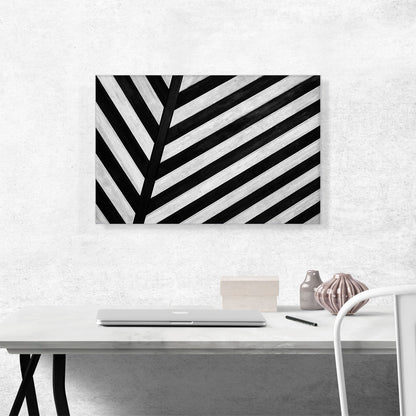 Wooden Black And White Stripes Home decor