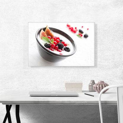 Yogurt with Berries Home Decor