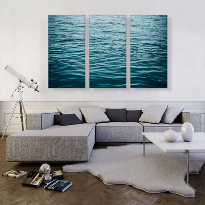 Blue Water Waves Ocean Lake Rectangle