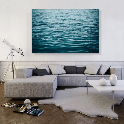 Blue Water Waves Ocean Lake Rectangle