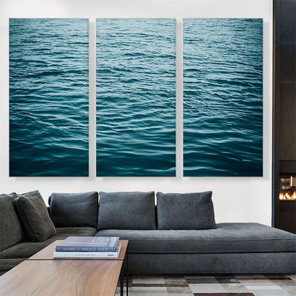 Blue Water Waves Ocean Lake Rectangle