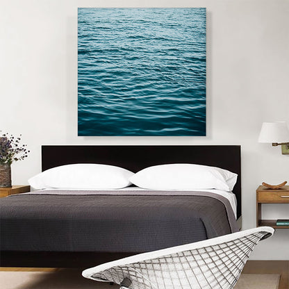 Blue Water Waves Ocean Lake Square