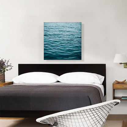 Blue Water Waves Ocean Lake Square