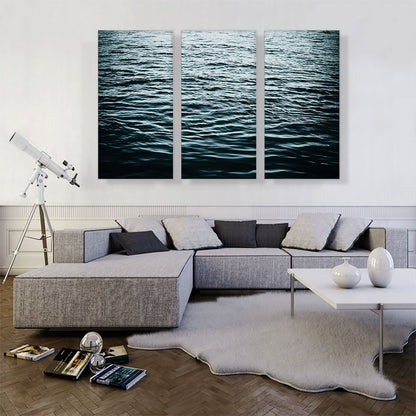 Dark Water Waves Ocean Lake Rectangle