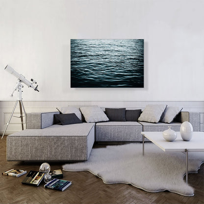 Dark Water Waves Ocean Lake Rectangle