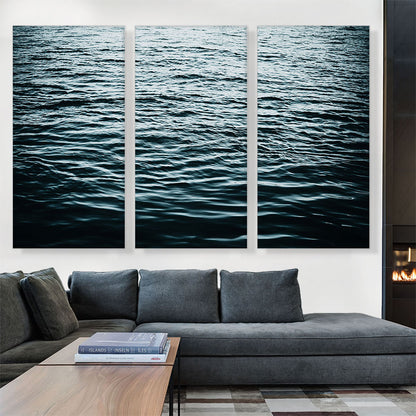Dark Water Waves Ocean Lake Rectangle