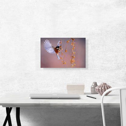 Bird Flying Over Berries Home decor