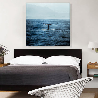 Whale Tail Ocean Waves