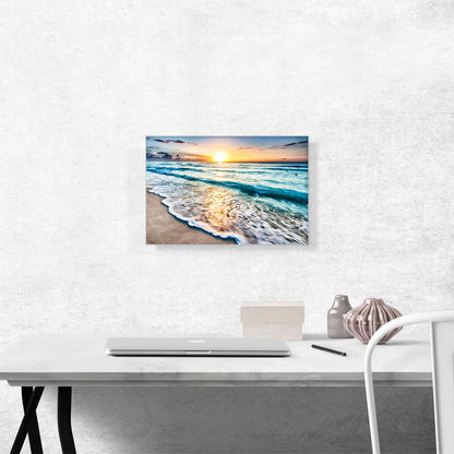 Beach Sunrise Waves
