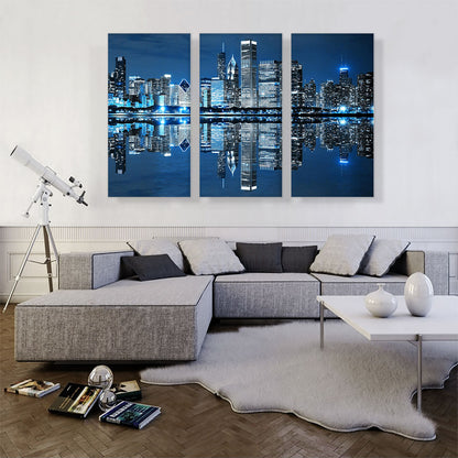 Blue Chicago Illinois Skyline