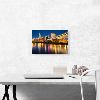 Cleveland Ohio City Skyline