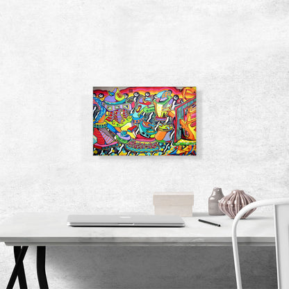 Colorful Graffiti Tag Art