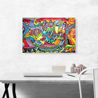 Colorful Graffiti Tag Art