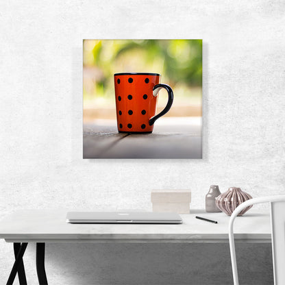 Black And Red Dot Cup Home decor
