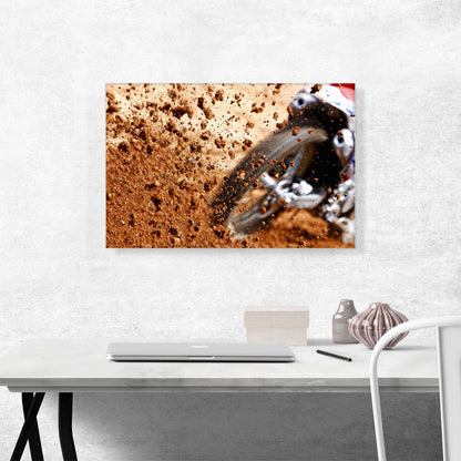 Dirt Bike Motocross Closeup