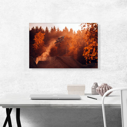 Dirt Bike Motocross Forest
