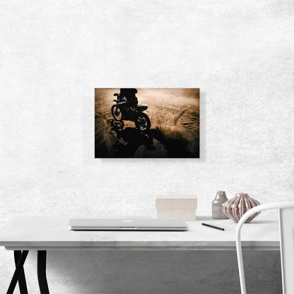 Dirt Bike Motocross Shadow