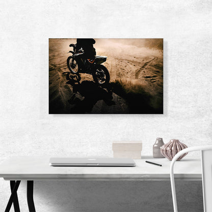 Dirt Bike Motocross Shadow