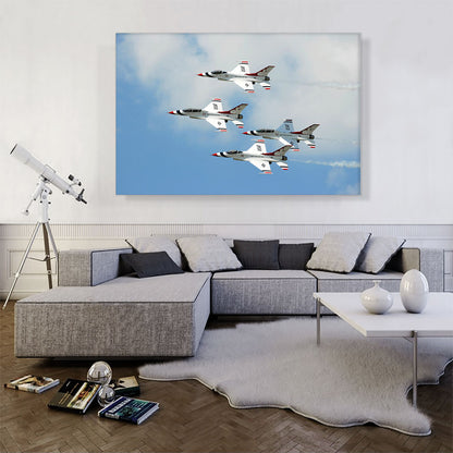 Fighter Jet Plane Aircrafts Flying Formation