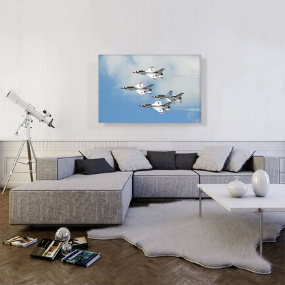 Fighter Jet Plane Aircrafts Flying Formation