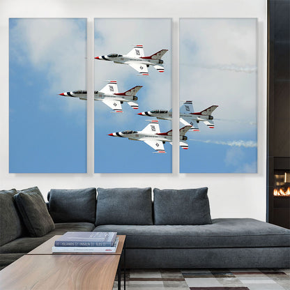 Fighter Jet Plane Aircrafts Flying Formation