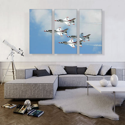 Fighter Jet Plane Aircrafts Flying Formation