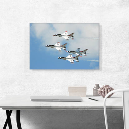 Fighter Jet Plane Aircrafts Flying Formation