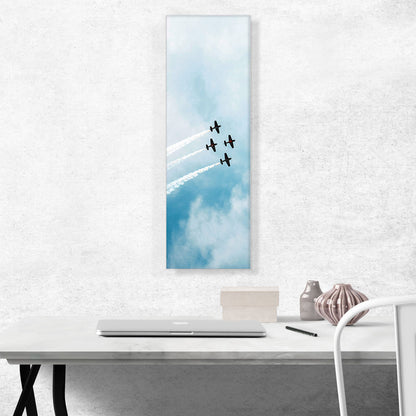 Fighter Jet Plane Aircrafts in Flight Formation