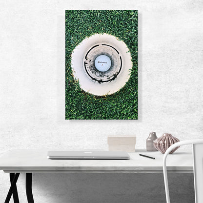 Golf Ball Aerial View Hole in One