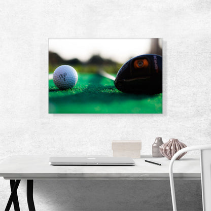 Golf Ball and Club