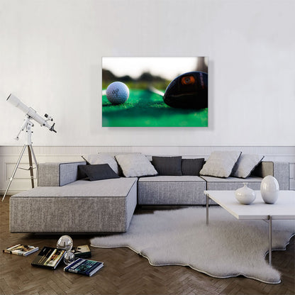 Golf Ball and Club