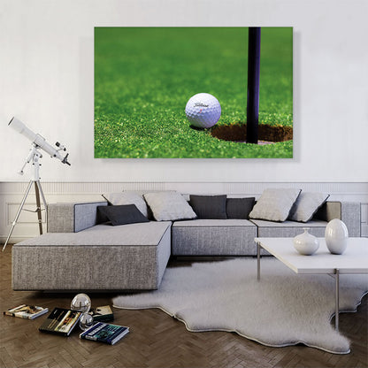 Golf Ball and Hole